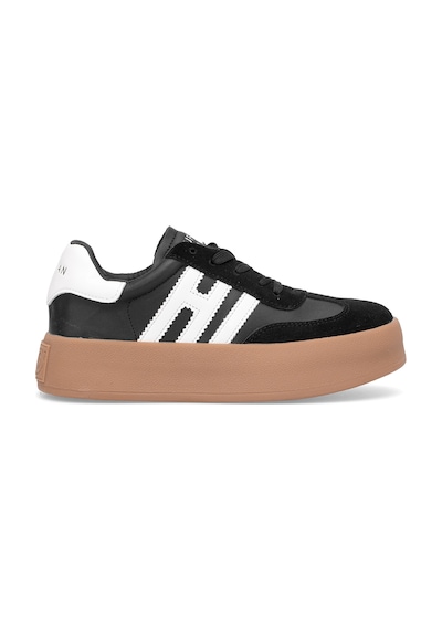 Lufian 121230050 Mira Kadın Hakiki Deri Klasik Sneaker Siyah Siyah