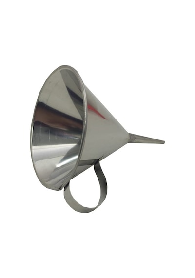 8 Cm Kolonya Hunisi Paslanmaz Huni Laboratuar Huni Metal
