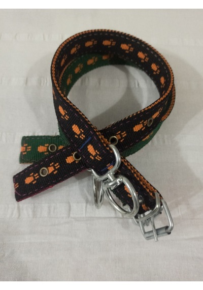 Kozaklı Köpek Tasması Çok Renkli 55-60 CM 3 CM Çok Renkli