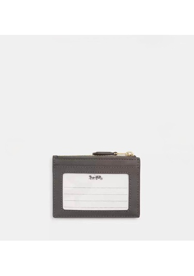 Coach Mini Id Skinny Case Kartlık Gri