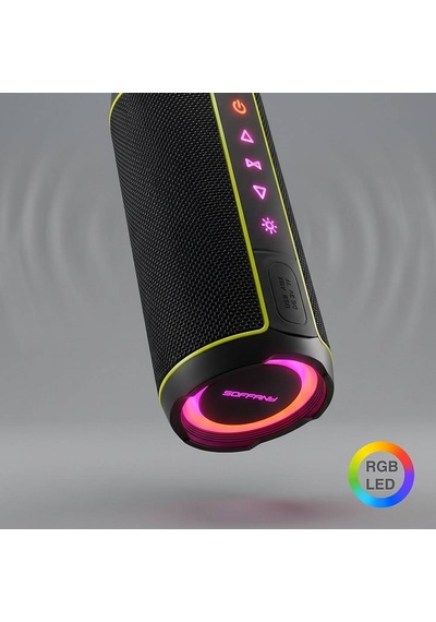 Sfn-880 Rgb Işıklı Bluetooth Hoparlör - Ses Bombası Su Geçirmez T