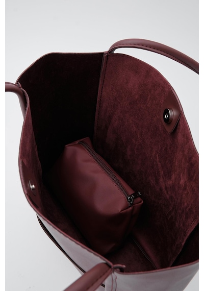 Shule Bags Maximors Omuz Çantası Bordo Bordo