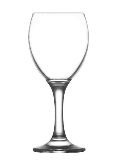 Lav Empire Cam Kırmızı Şarap Kadehi 6'lı 245 ml Ayaklı (Meşrubat Bardağı)