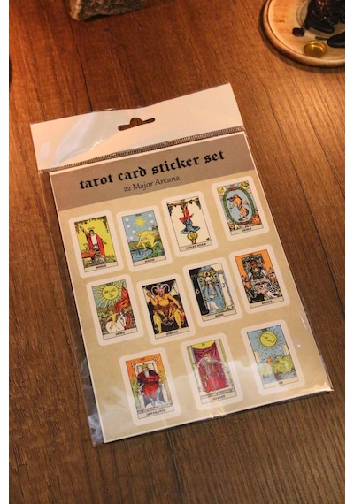Tarot Büyük Arkana Sticker Set 11li Diğer