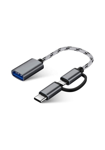 Ancheyn Usb 3.0 Otg To Type C Micro Usb Data Şarj Çevirici Dönüştürücü Adaptör 4901