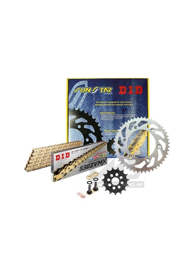 Did Zvm-x-sunstar 1995-2005 Suzuki Gsf 1200 Bandit S Uyumlu Zincir Dişli Set Gold Sarı Renk