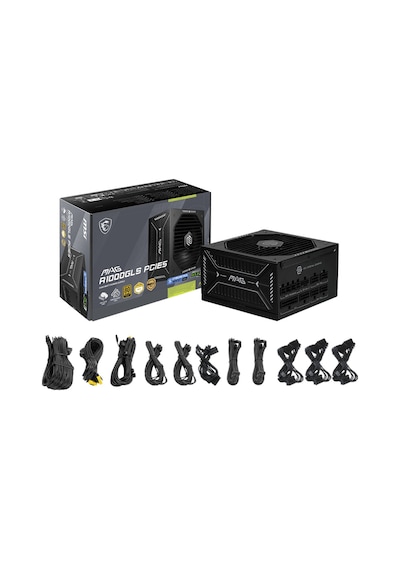 Msı Mag A1000gls Pcıe5 1000w 80+ Gold Power Supply