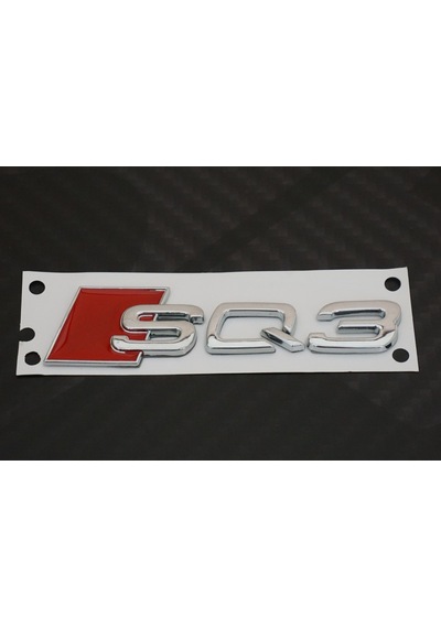 Audi Sq3 Bagaj Krom Metal 3M 3D Yazı Logo Amblem