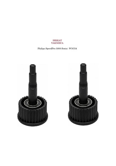 Srfn Ticaret Philips Speedpro 5000 Serisi Fc6724 Uyumlu Fırça Mekanik Dişlisi - 2 Adet