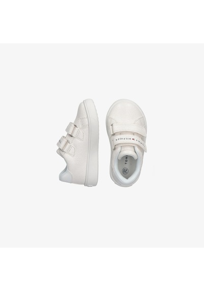 Tommy Hilfiger Flag Velcro Bebek Bej Spor Ayakkabı T1a9-33726-0375100 Bej