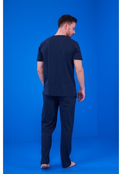 Pjs 23325 Erkek Patlı Şortlu Pijama Takım 3'Lü