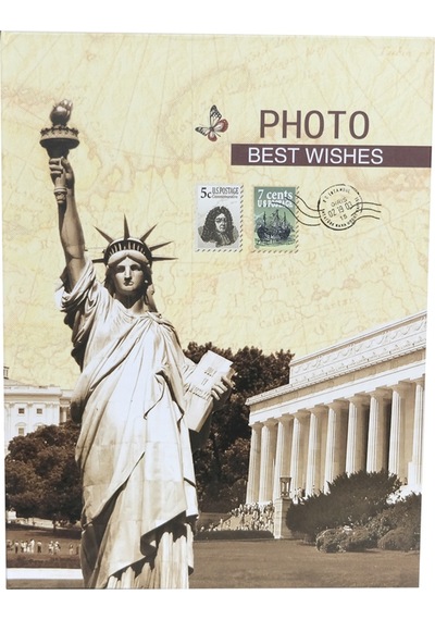 Rabsev Fotoğraf Albümü 10x15cm 200 Fotoğraf Kapasiteli Özgürlük Anıtı Desenli Anı Albümü