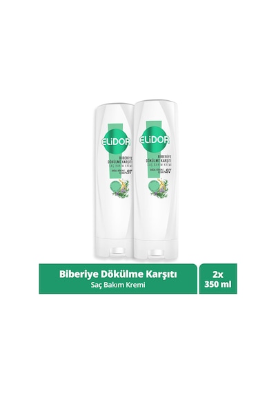Elidor Biberiye Dökülme Karşıtı Saç Bakım Kremi 2 x 350 ML