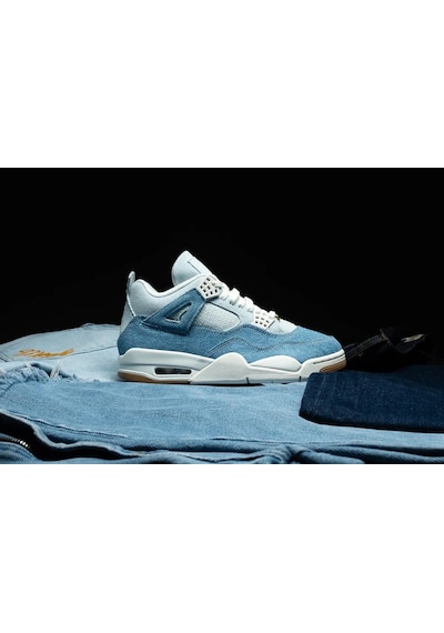 Nike Air Jordan Retro 4 Denim 'worn Blue'-sportxstore Mavi