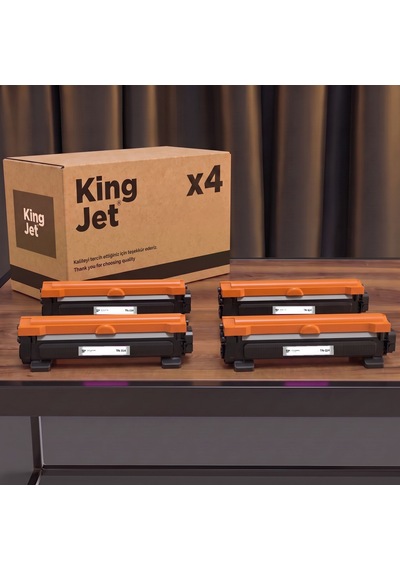 Kingjet Brother Uyumlu  Tn-114 Standart Kapasiteli 4'lü Paket Uyumlu  Toner Hl-1250