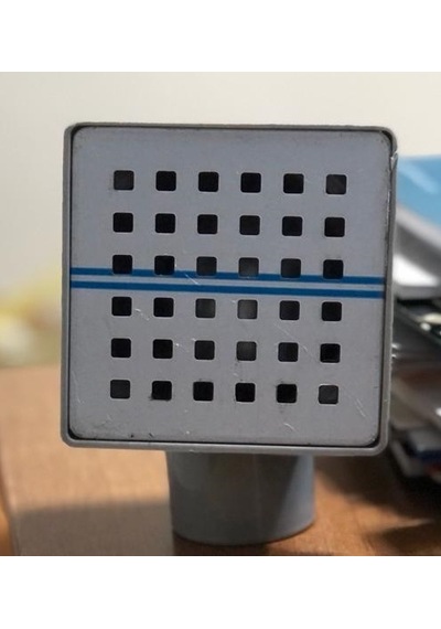 Üstü Krom Altı Plastik 10X10 Yer Süzgeci 50 Yandan Çıkışlı