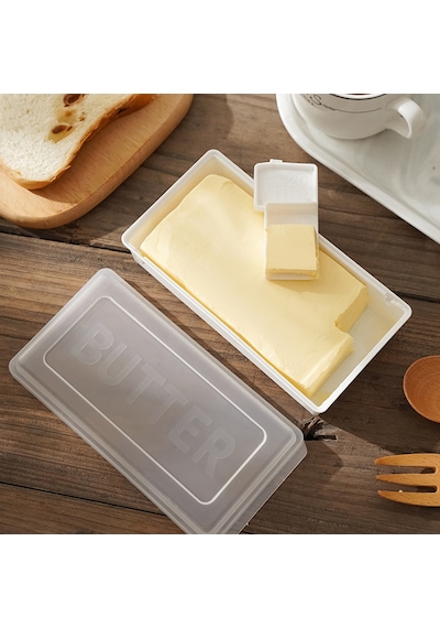 Kompakt Hava Geçirmez Tereyağı Kap - Mutfak Ve Restoran İçin Plastik Koruma Kutusu Çok Renkli