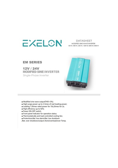 2000w 12v Modifiye Inverter