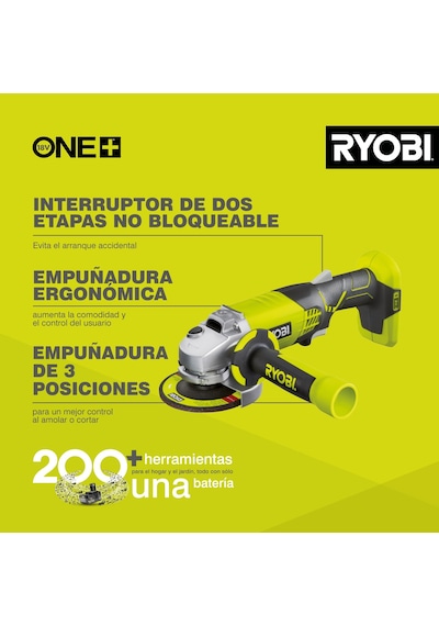 Ryobi R18ag0 18volt/aküsüz Li-ıon 115mm Avuç Taşlama