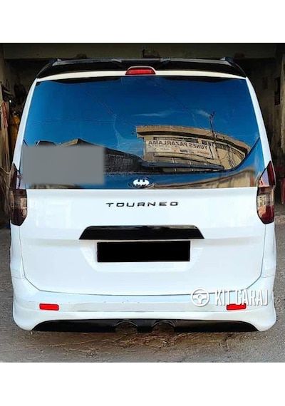 Kit Garaj Ford Tourneo Courier R32 Arka Ek Boyasız Plastik Mat Siyah