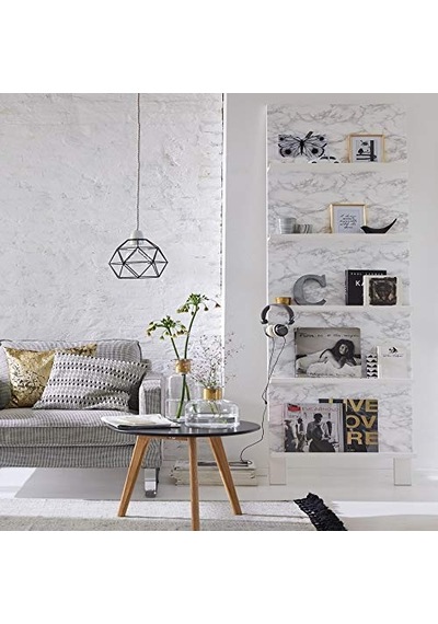 Fix 346-0306-4pk Dekoratif Kendinden Yapışkanlı Film Gri Mermer 17 X 78 Rulo 4'lü Paket Çok Renkli