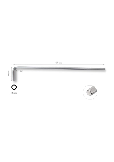 Ceta Form 3.5 mm L Uzun Allen (Alyan) Anahtar