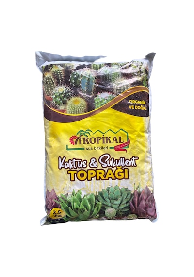 Tropikal Kaktüs ve Sukulent Toprağı 2.5 L N11.346