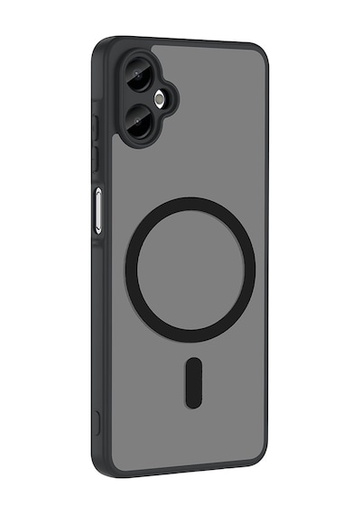 Galaxy A06 Kılıf M-safe Şarj Özellikli Zore Babet Kapak - Siyah