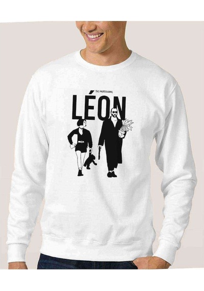 Leon & Mathilda The Professional Sevginin Baskılı Erkek Sweat (528446332)