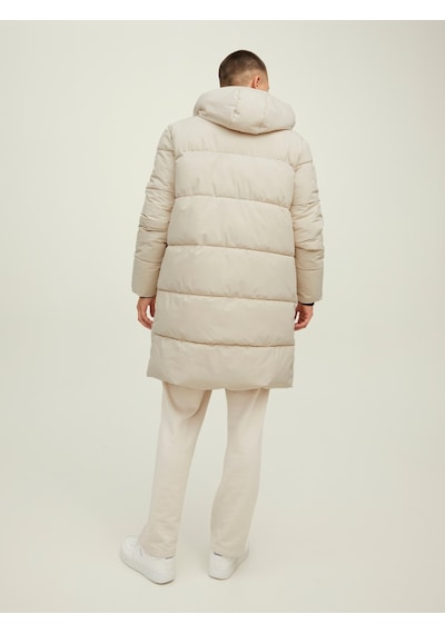 Jack & Jones Jack&Jones Kapüşonlu Bej Erkek Kaban 12215283 Bej