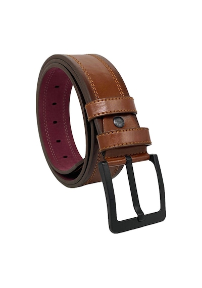 Süzer Deri Taba Suni Deri Dikişli Desensiz Düz Model 4.5 Cm.lik Spor Kot Kemer - 4523-111-22ks Taba