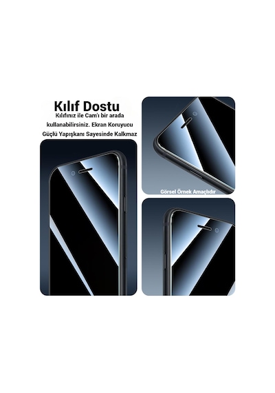 Infinix Note 11 Pro Uyumlu Gizlilik Filtreli Hayalet Ekran Koruyucu Nano Cam 2 Adet