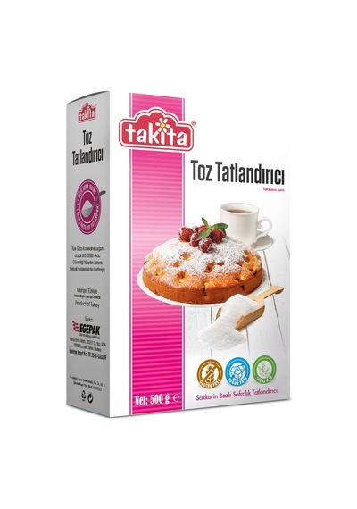 Takita Toz Tatlandırıcı 500 G Sorbitol + Sakarin - 2 Adet Tarı 2'li Set