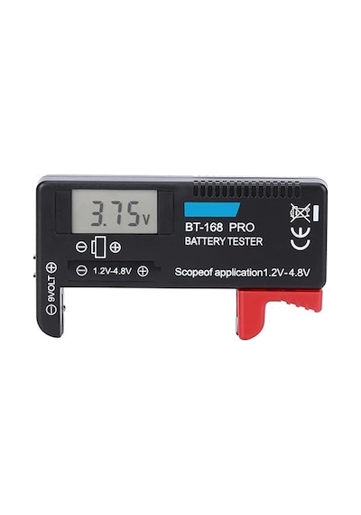 Sanec Bt-168 Ekranlı Pil Voltaj Kapasite Test Cihazı 1.2v-4.8v Ve 9v