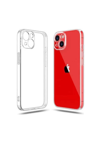 Fitcase Apple Uyumlu iPhone 13 Kilif Kamera Korumali Silikon Kapak - Seffaf 524753942