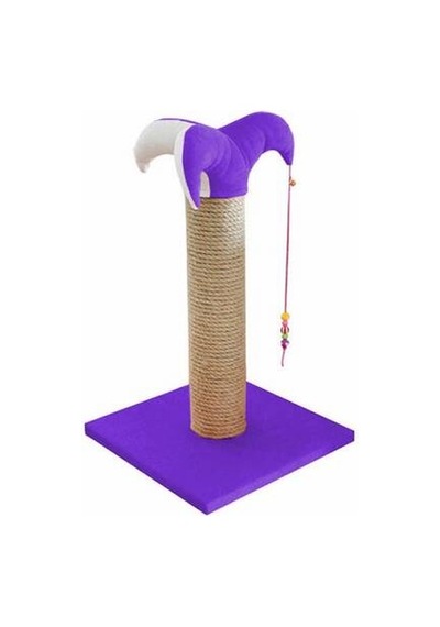 Kedi Tırmalama Tahtası 70 Cm Mor