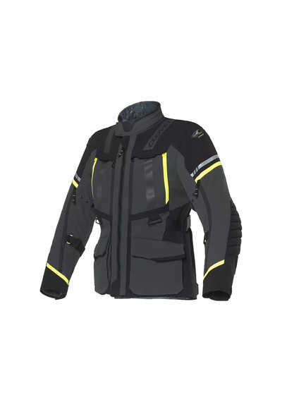 Clover Savana-4 Wp Korumalı Motosiklet Montu Siyah Sarı