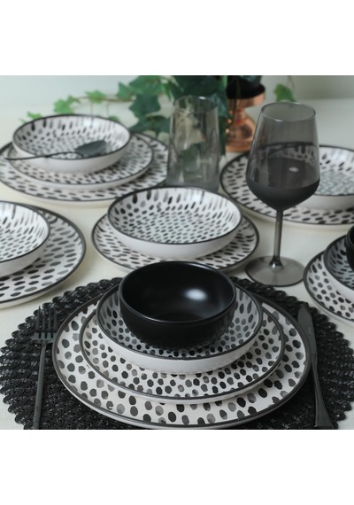 Shadow Nordic Yemek Takımı 24 Parça 6 Kişilik 21434 Çok Renkli