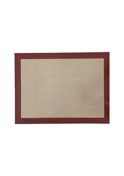 Pembe Silikon Hamur Açma Matı 45x65 Cm + Isıya Dayanıklı Pişirme Altlığı 30x40 Cm Diğer
