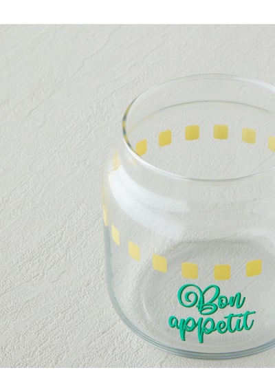English Home Dolce Vita Cam Kavanoz 350 Ml Sarı Sarı