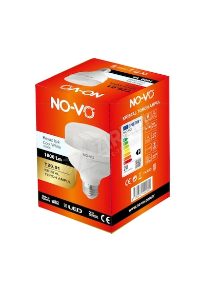 5 Adet Novo Led Ampül Torch 20w