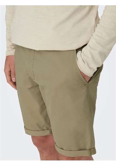 Only & Sons Onspeter Reg Twill 4481 Shorts Noos Erkek Şort-26440 - S Açık Kahverengi Only & Sons Onspeter Reg Twill 4481 Shorts Noos Erkek Şort-26440 - S Açık Kahverengi