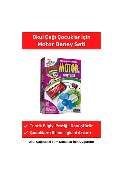 Çocuklar Için Motor Deney Seti Deneysel Elektronik Hobi Okul & Öncesi Bilim Deney Kiti Çocuk
