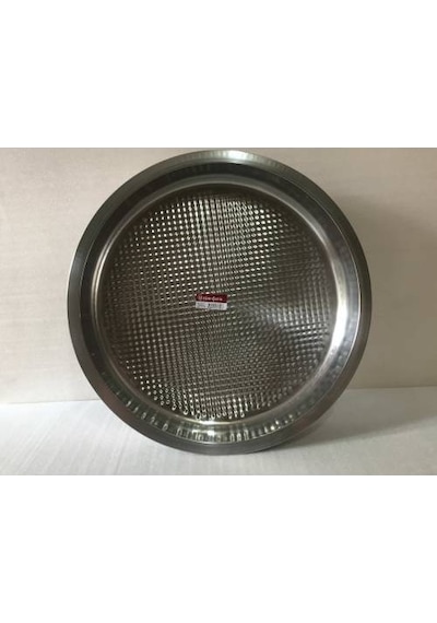 Çiğ Köfte Tepsisi - 6 Numara - Çelik Leğen Motifli - 54 CM