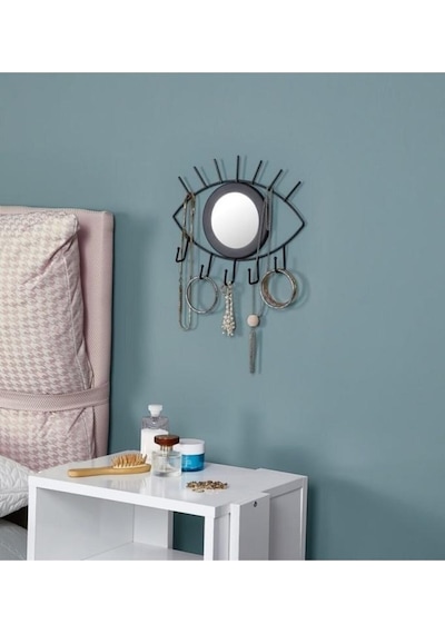 Mithra Life Siyah Metal Ayna Anahtar Takı Düzenleyici Mıt1002