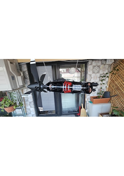 1 Metre Kesitli Uçak Motoru Trent 900 3d Baskı Sergileme