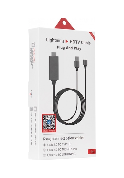 Hytech HY-XO54 Görüntü Aktarıcı Kırmızı/Siya   USB-F to HDMI 1m M