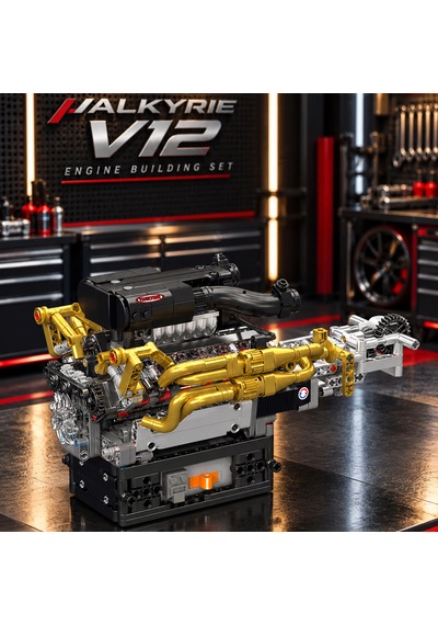 Mould King 10224 Valkyrie V12 Motor Yapım Seti 974 Parça