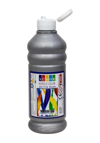 Südor Metalik Akrilik Boya 500ml Gümüş 0808 Gümüş