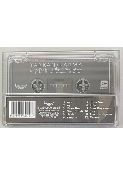 Tarkan Karma Kaset Orjnal Dönem Baskı Kaset